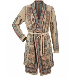 JOHNNY WAS Biya Embroidered Cardigan
Size XS Sample Piece with No Tags